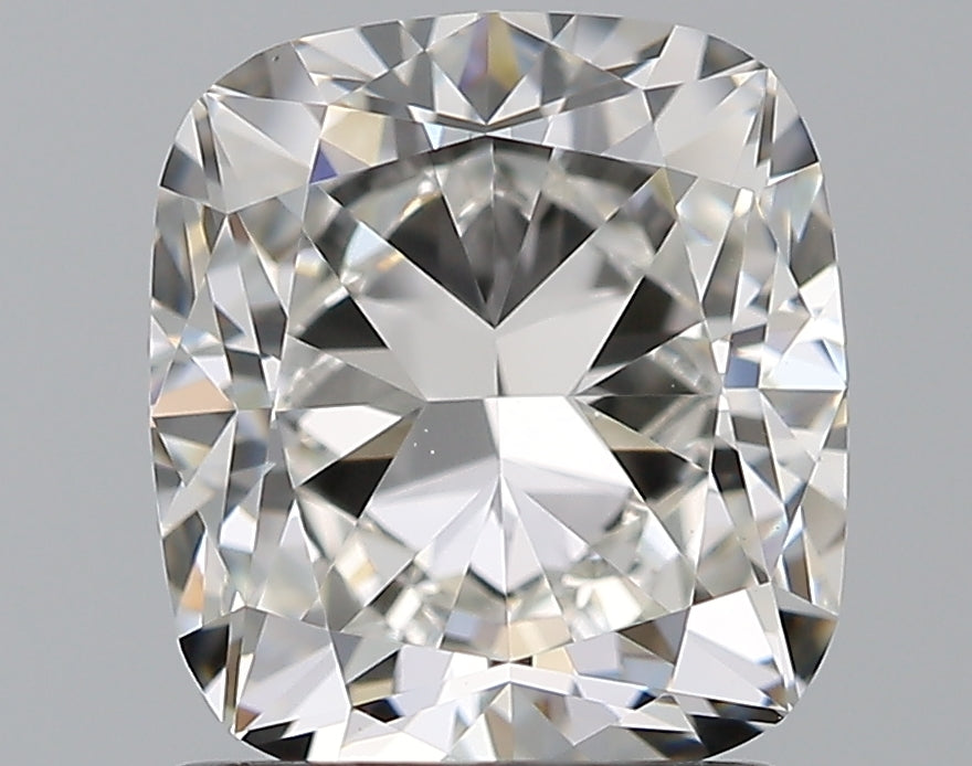 1.5 Carat Cushion Natural Diamond with  Cut Diamond in 14KT  view 1
