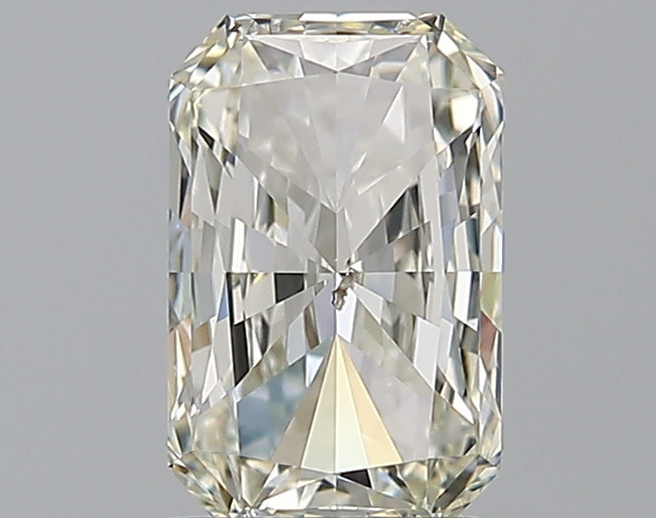 1.51 Carat Radiant Natural Diamond with  Cut Diamond in 14KT  view 1
