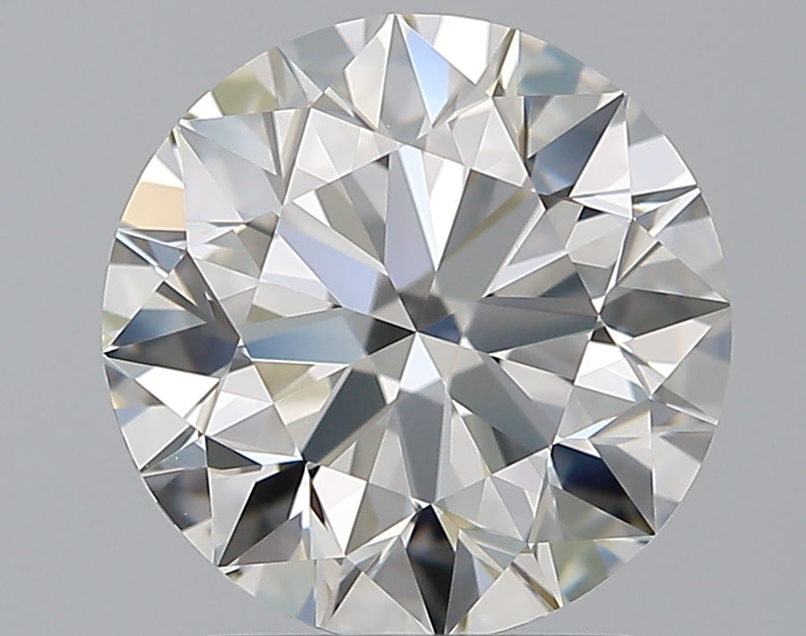 2.39 Carat Round Natural Diamond with  Cut Diamond in 14KT  view 1
