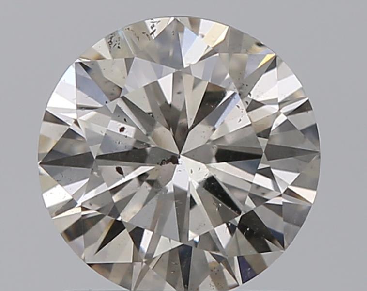 0.91 Carat Round Natural Diamond with  Cut Diamond in 14KT  view 1
