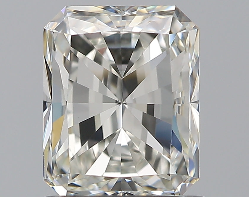 1.21 Carat Radiant Natural Diamond with  Cut Diamond in 14KT  view 1
