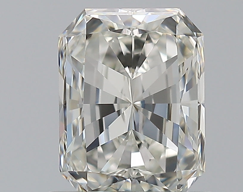 1.02 Carat Radiant Natural Diamond with  Cut Diamond in 14KT  view 1
