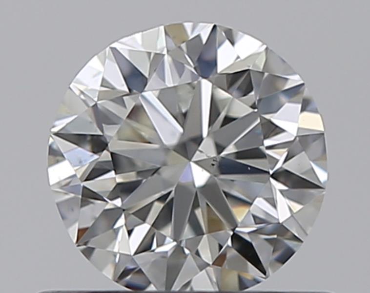 0.5 Carat Round Natural Diamond with  Cut Diamond in 14KT  view 1
