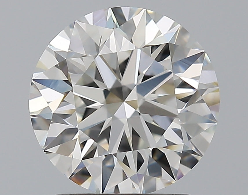 2.01 Carat Round Natural Diamond with  Cut Diamond in 14KT  view 1
