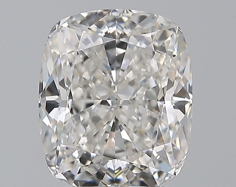 3.0 Carat Cushion Natural Diamond with  Cut Diamond in 14KT  view 1
