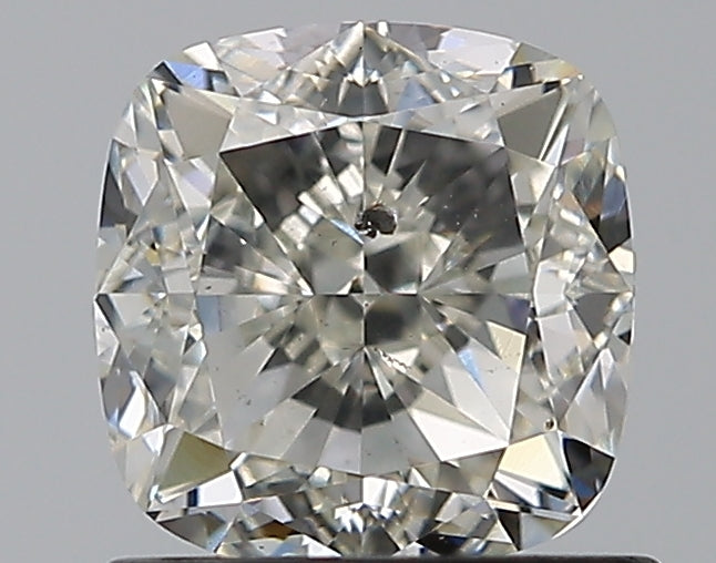 1.2 Carat Cushion Natural Diamond with  Cut Diamond in 14KT  view 1
