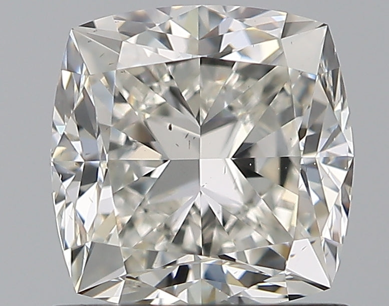 1.21 Carat Cushion Natural Diamond with  Cut Diamond in 14KT  view 1
