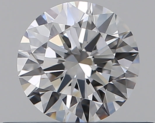0.37 Carat Round Natural Diamond with  Cut Diamond in 14KT  view 1

