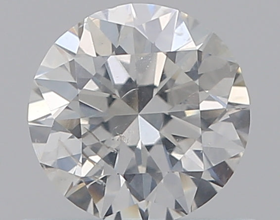 0.5 Carat Round Natural Diamond with  Cut Diamond in 14KT  view 1
