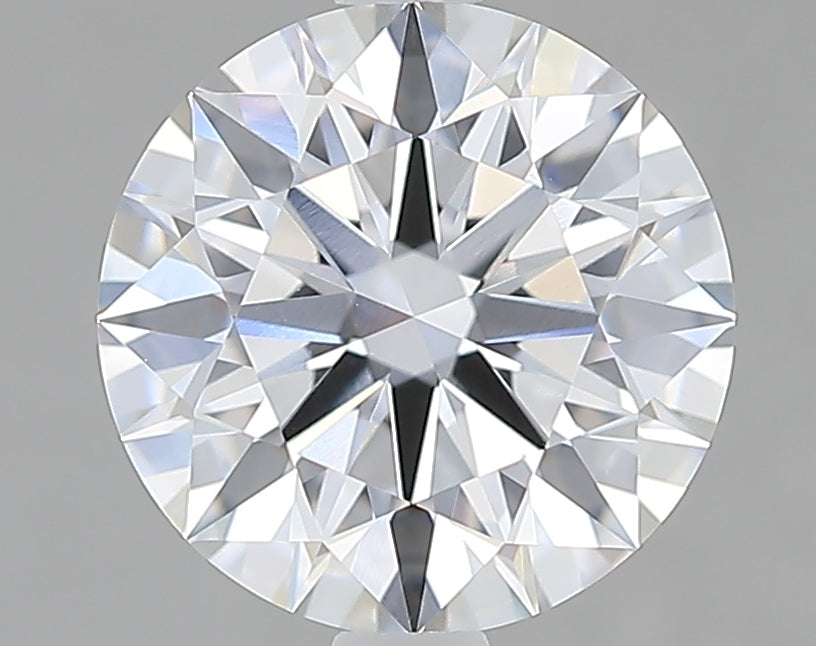 2.16 Carat Round Lab Diamond with  Cut Diamond in 14KT  view 1
