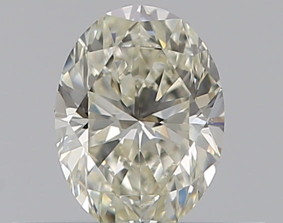 0.31 Carat Oval Natural Diamond with  Cut Diamond in 14KT  view 1
