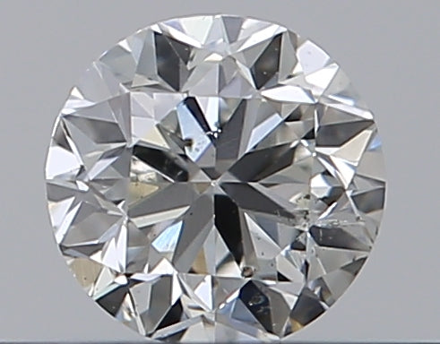 0.3 Carat Round Natural Diamond with  Cut Diamond in 14KT  view 1
