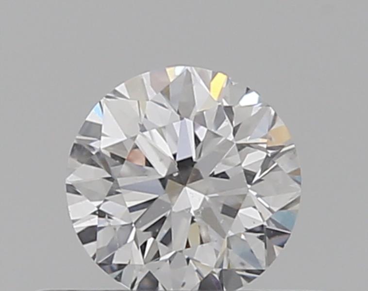0.3 Carat Round Natural Diamond with  Cut Diamond in 14KT  view 1
