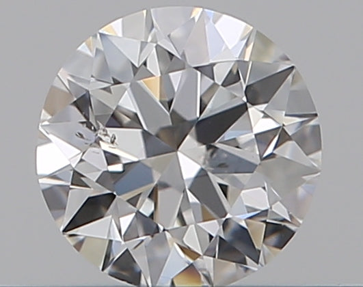 0.31 Carat Round Natural Diamond with  Cut Diamond in 14KT  view 1
