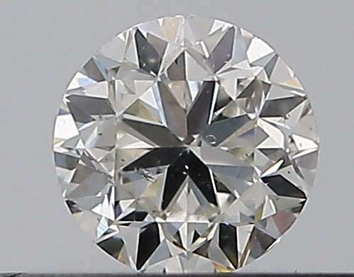 0.3 Carat Round Natural Diamond with  Cut Diamond in 14KT  view 1
