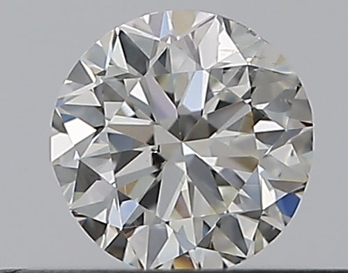 0.3 Carat Round Natural Diamond with  Cut Diamond in 14KT  view 1
