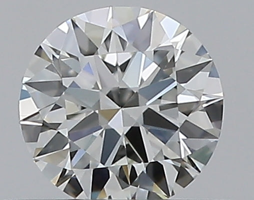 0.3 Carat Round Natural Diamond with  Cut Diamond in 14KT  view 1
