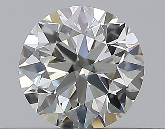 0.3 Carat Round Natural Diamond with  Cut Diamond in 14KT  view 1
