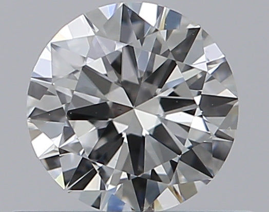 0.5 Carat Round Natural Diamond with  Cut Diamond in 14KT  view 1
