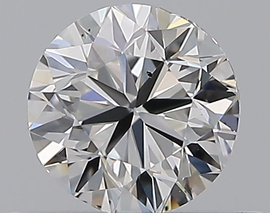 0.5 Carat Round Natural Diamond with  Cut Diamond in 14KT  view 1

