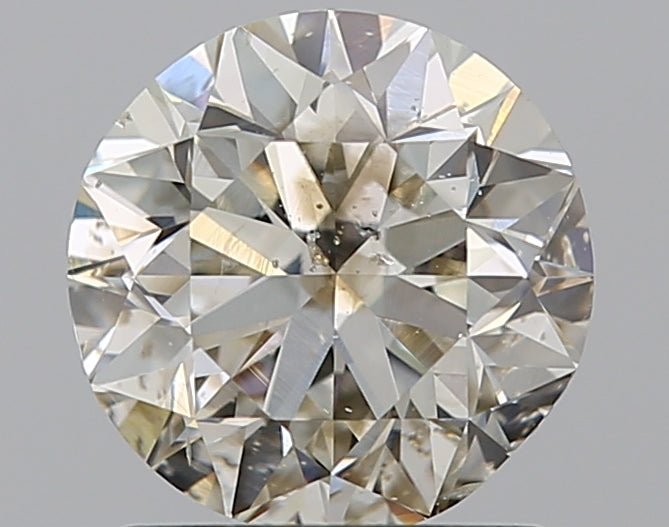 1.2 Carat Round Natural Diamond with  Cut Diamond in 14KT  view 1
