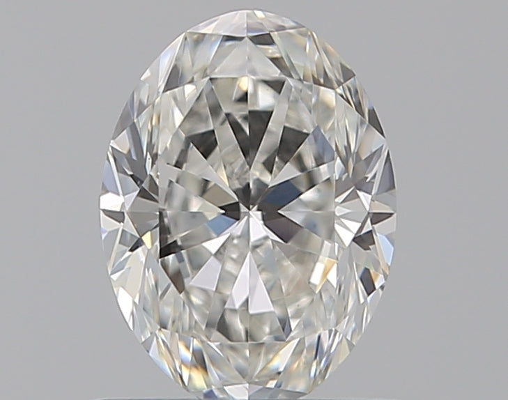 0.72 Carat Oval Natural Diamond with  Cut Diamond in 14KT  view 1
