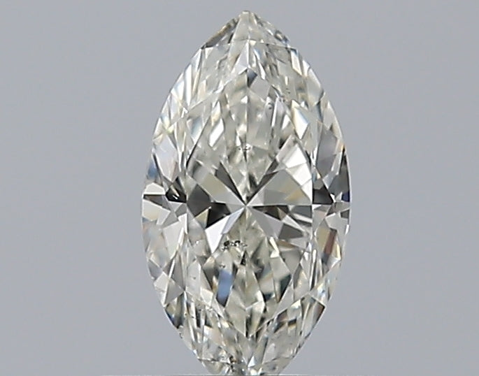 0.5 Carat Marquise Natural Diamond with  Cut Diamond in 14KT  view 1
