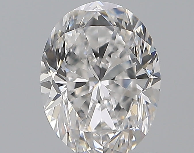 0.9 Carat Oval Natural Diamond with  Cut Diamond in 14KT  view 1
