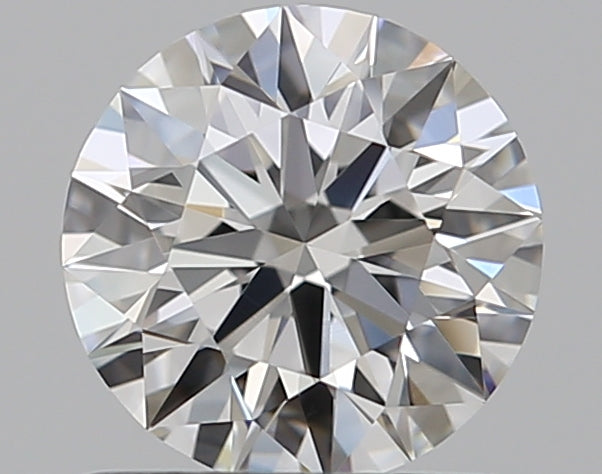 0.7 Carat Round Natural Diamond with  Cut Diamond in 14KT  view 1
