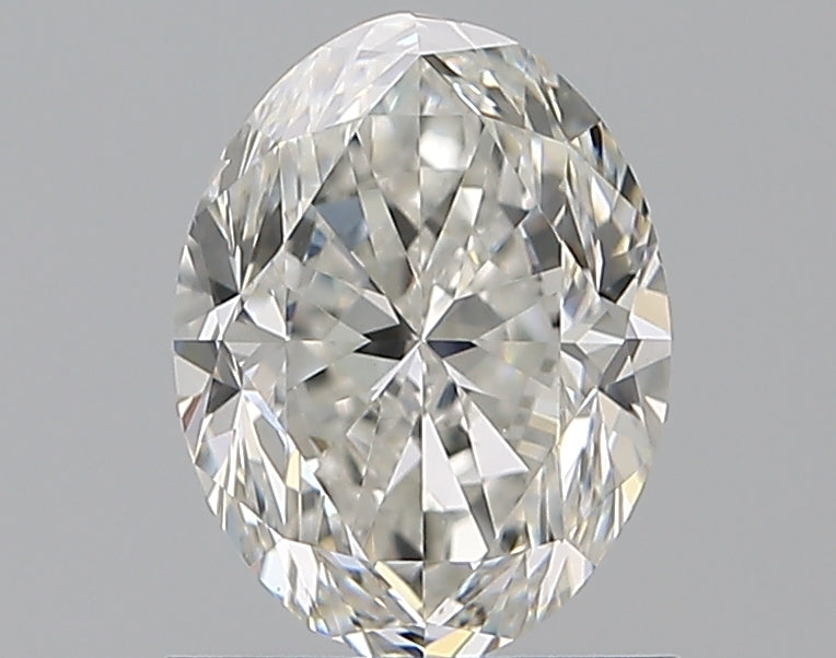 1.2 Carat Oval Natural Diamond with  Cut Diamond in 14KT  view 1
