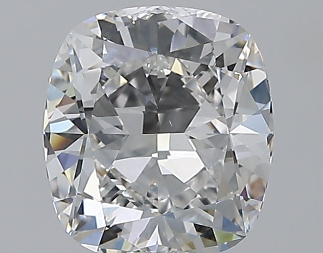 2.0 Carat Cushion Natural Diamond with  Cut Diamond in 14KT  view 1
