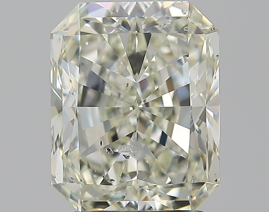 2.51 Carat Radiant Natural Diamond with  Cut Diamond in 14KT  view 1
