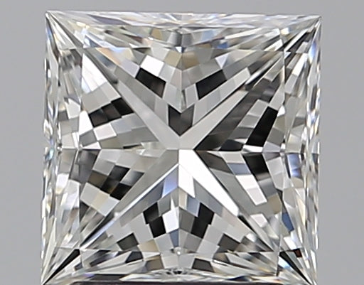 2.0 Carat Princess Natural Diamond with  Cut Diamond in 14KT  view 1
