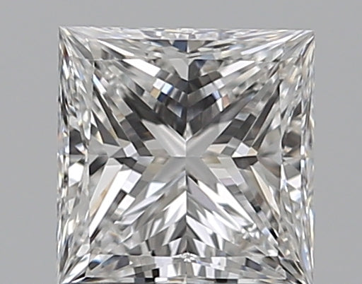 0.9 Carat Princess Natural Diamond with  Cut Diamond in 14KT  view 1
