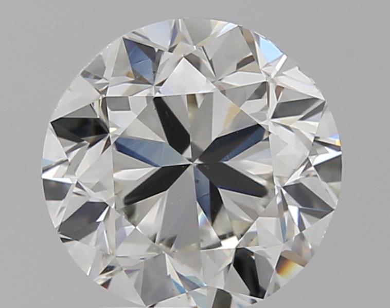 2.0 Carat Round Natural Diamond with  Cut Diamond in 14KT  view 1
