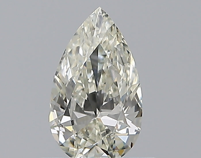 0.4 Carat Pear Natural Diamond with  Cut Diamond in 14KT  view 1
