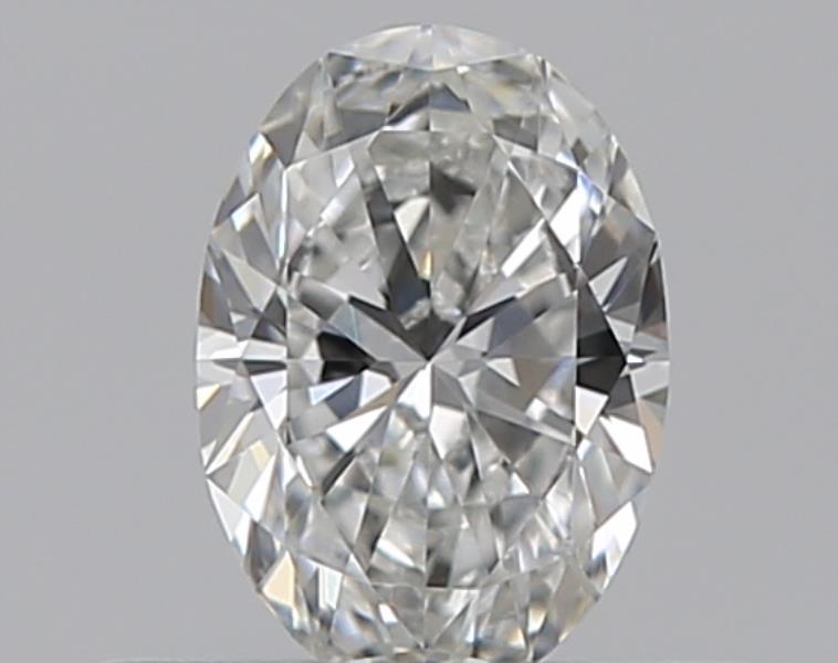 0.3 Carat Oval Natural Diamond with  Cut Diamond in 14KT  view 1
