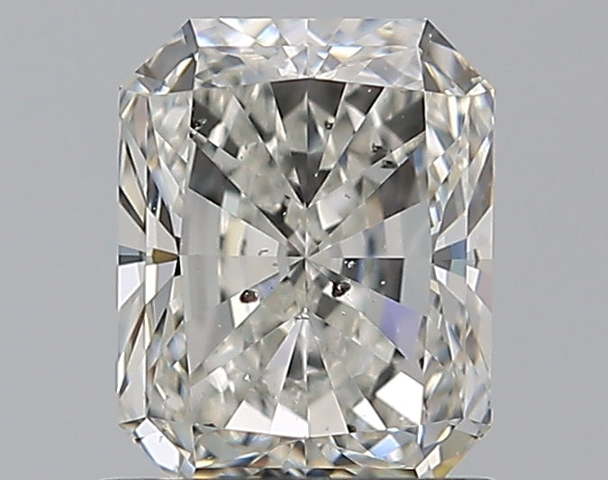 1.0 Carat Radiant Natural Diamond with  Cut Diamond in 14KT  view 1
