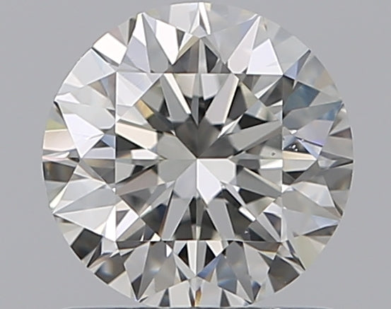0.9 Carat Round Natural Diamond with  Cut Diamond in 14KT  view 1
