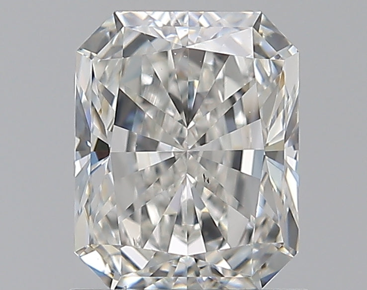 1.3 Carat Radiant Natural Diamond with  Cut Diamond in 14KT  view 1
