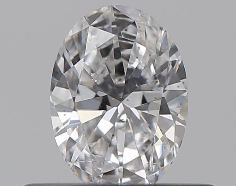 0.31 Carat Oval Natural Diamond with  Cut Diamond in 14KT  view 1
