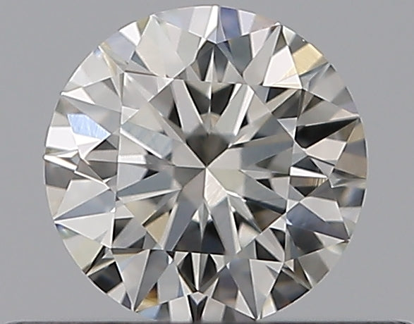 0.37 Carat Round Natural Diamond with  Cut Diamond in 14KT  view 1
