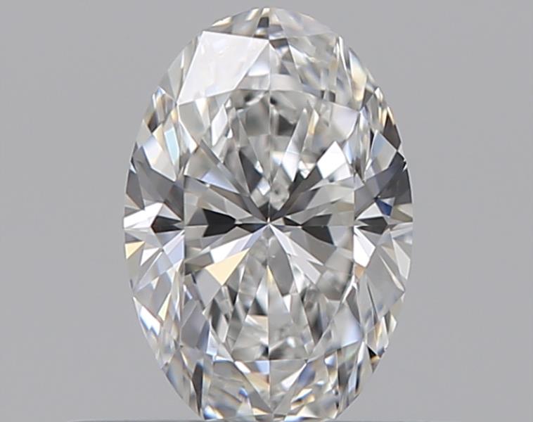 0.3 Carat Oval Natural Diamond with  Cut Diamond in 14KT  view 1
