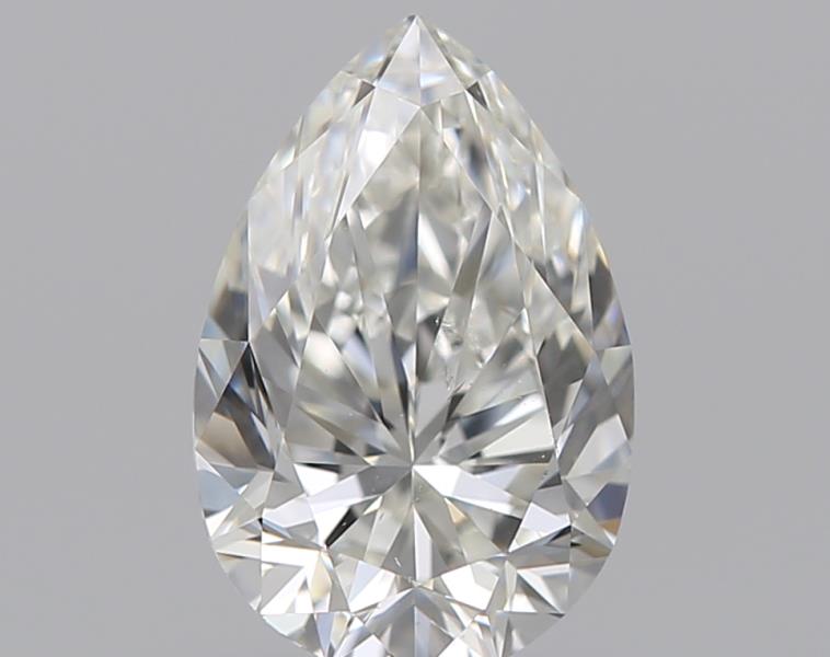 0.3 Carat Pear Natural Diamond with  Cut Diamond in 14KT  view 1
