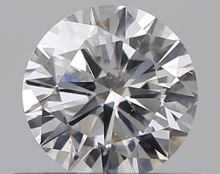 0.4 Carat Round Natural Diamond with  Cut Diamond in 14KT  view 1

