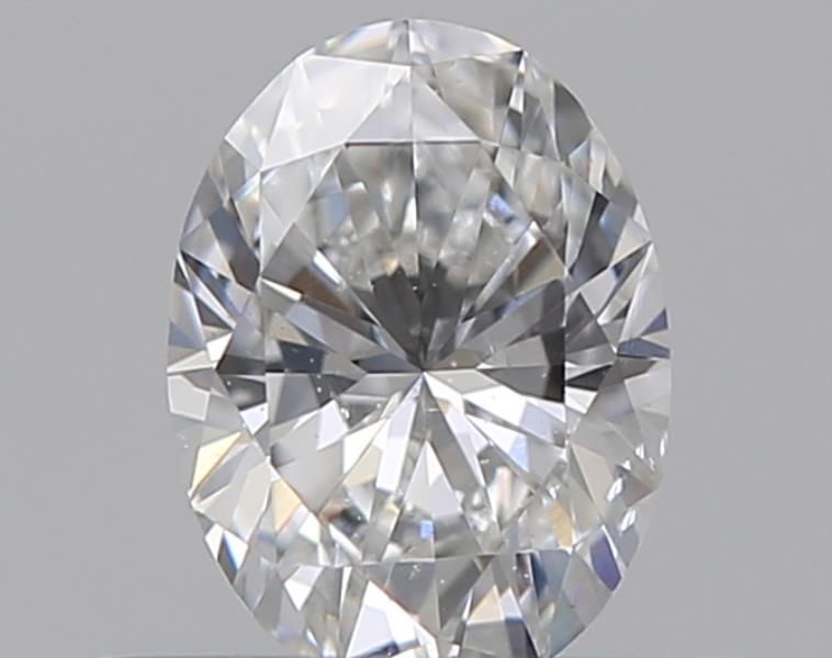 0.31 Carat Oval Natural Diamond with  Cut Diamond in 14KT  view 1
