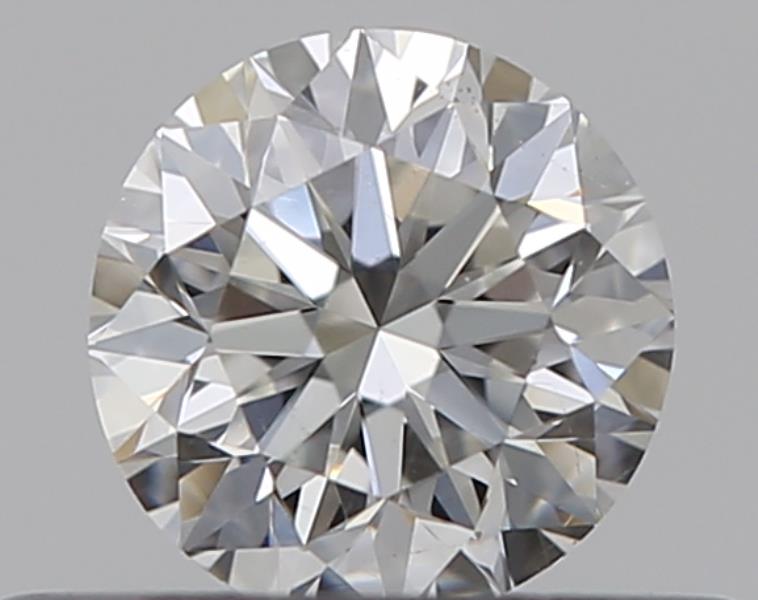 0.3 Carat Round Natural Diamond with  Cut Diamond in 14KT  view 1
