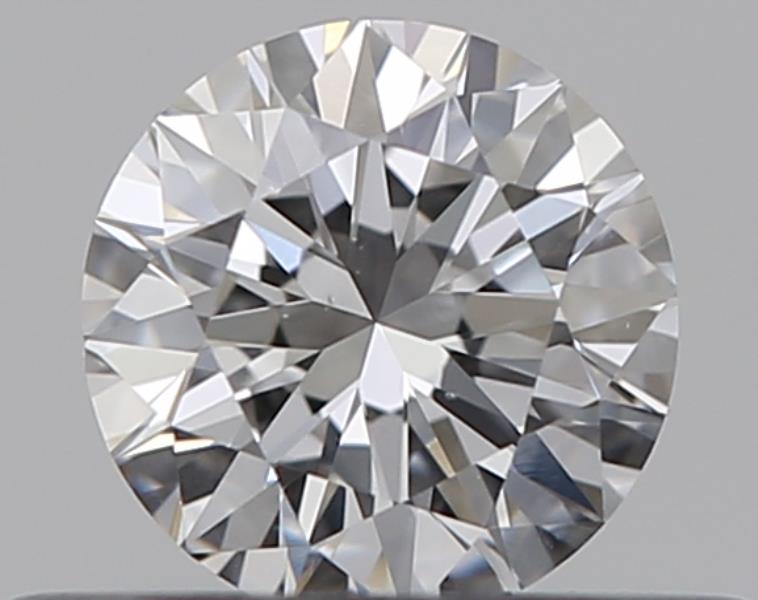 0.3 Carat Round Natural Diamond with  Cut Diamond in 14KT  view 1
