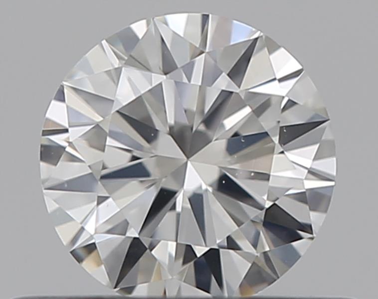 0.33 Carat Round Natural Diamond with  Cut Diamond in 14KT  view 1
