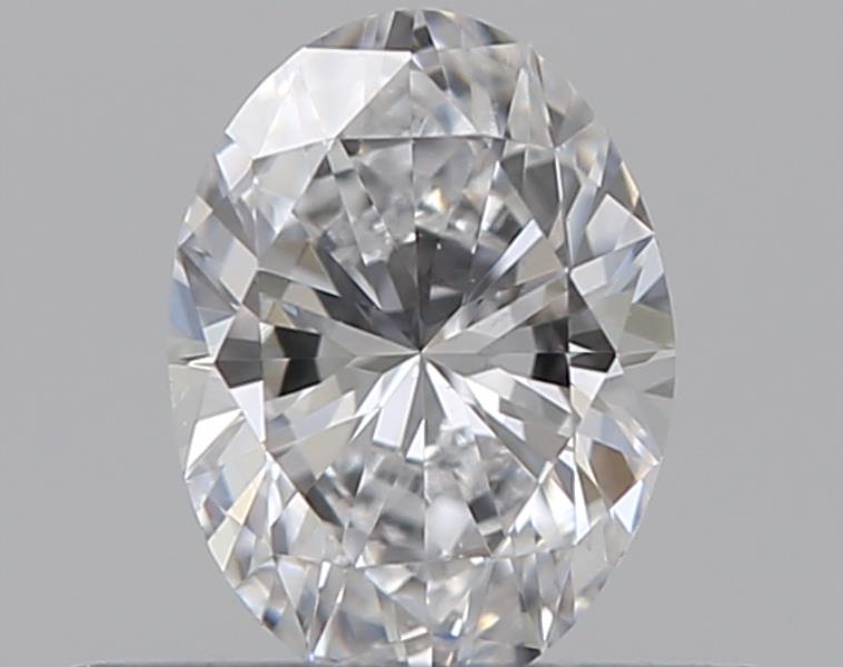 0.3 Carat Oval Natural Diamond & 0.32 Carat Oval Natural Diamond with  Cut Diamond in 14KT  view 1
